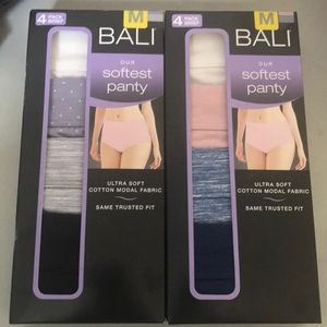 Bali Cotton Panties {8Count} Multi Color Size M
